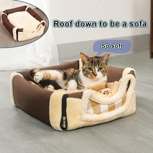Portable Pet Bed with Dual-purpose Function