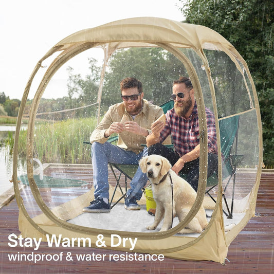 Outdoor Fully Transparent Viewing Tent