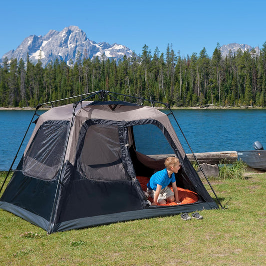 Pre-assembled Pole Quick-setup Family Tent