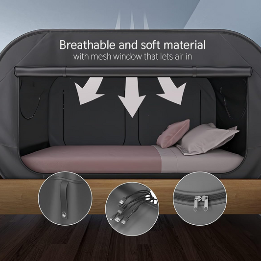 Privacy Tents Used In Dormitories
