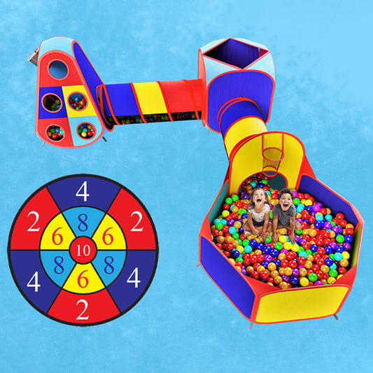 Children's Play Tent and Tunnel Combination, Five-piece Set