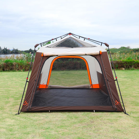 Outdoor Family Tent with a Front Sunshade