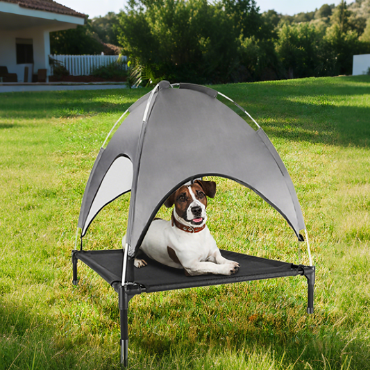 Raised Pet Tent with Sunshade