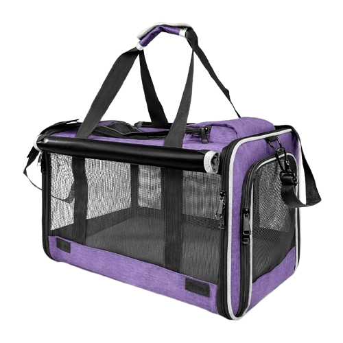 Portable pet travel carrier that can be carried on your back or by hand