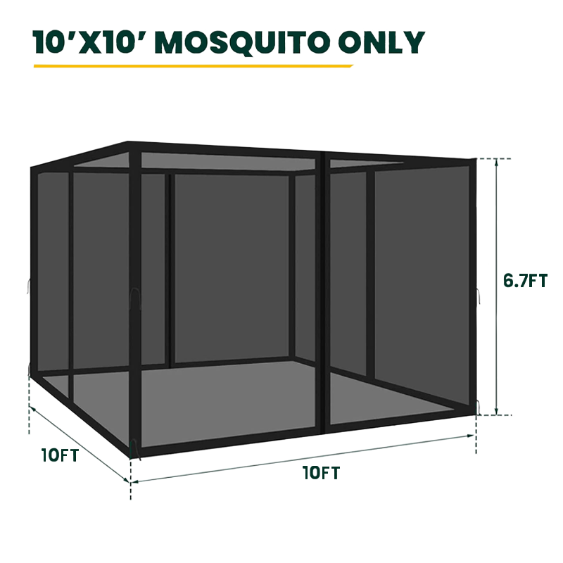 Replaceable Mosquito Net Gazebo