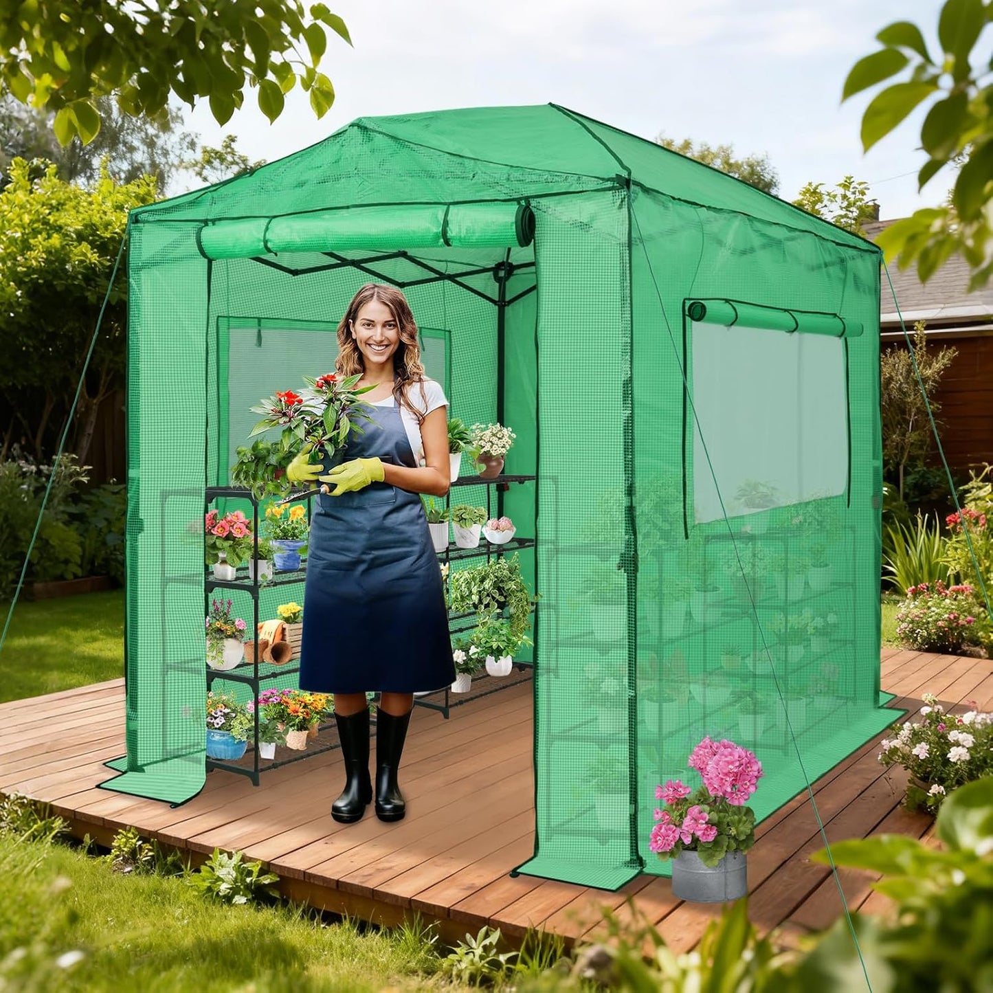 Indoor and Outdoor Plant and Gardening Greenhouses
