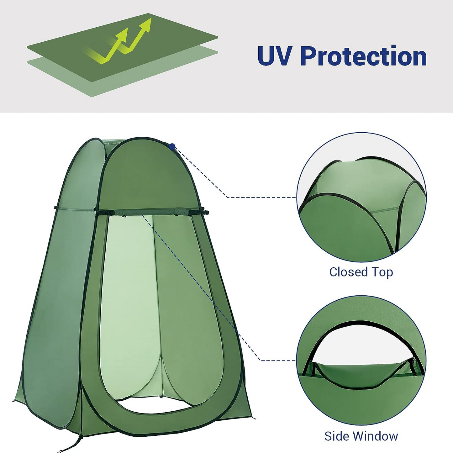 Portable Pop-up Single-person Shower Tent