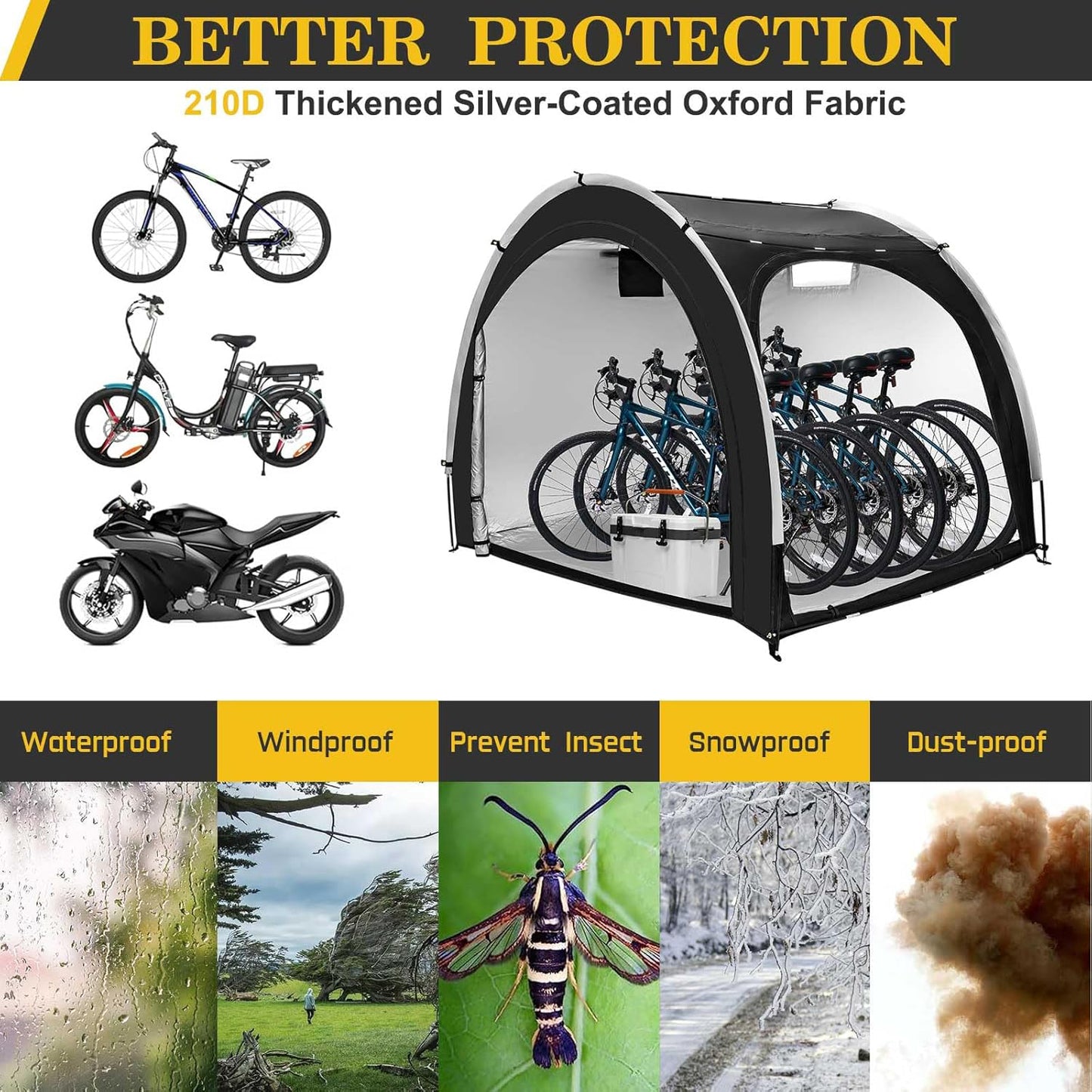 Large Outdoor Cycling Tent