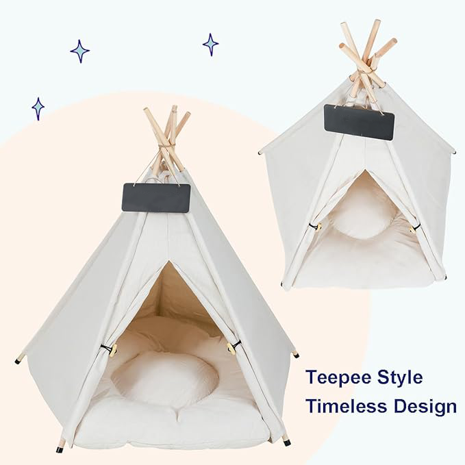Indoor Indian Pet Tent + Pet Mat