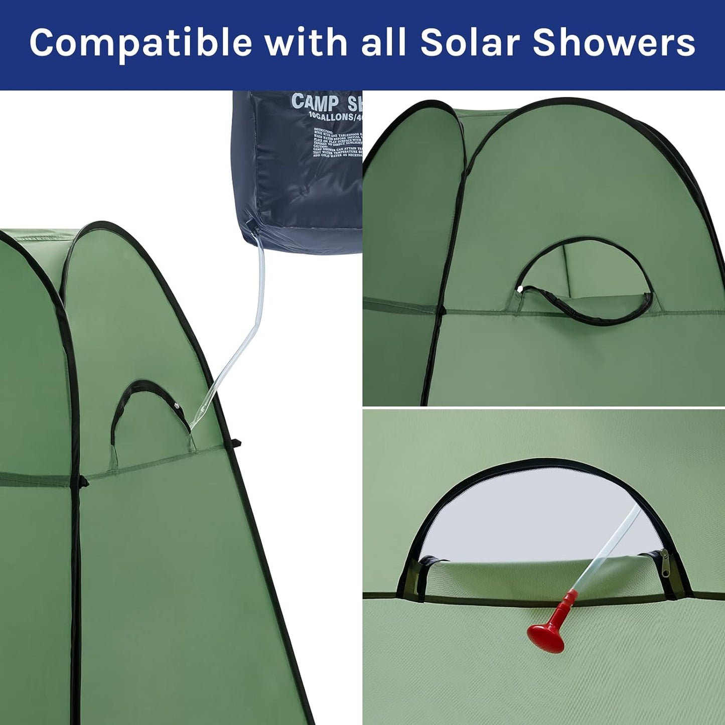 Portable Pop-up Single-person Shower Tent