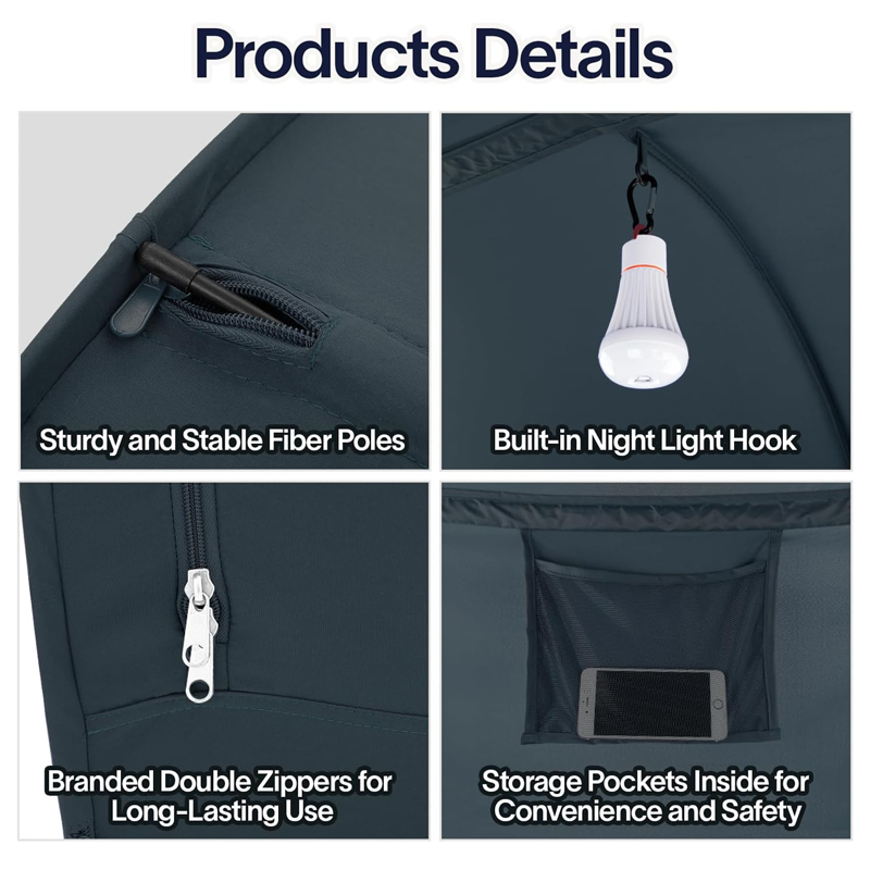 Indoor Privacy, Warm and Breathable Tent