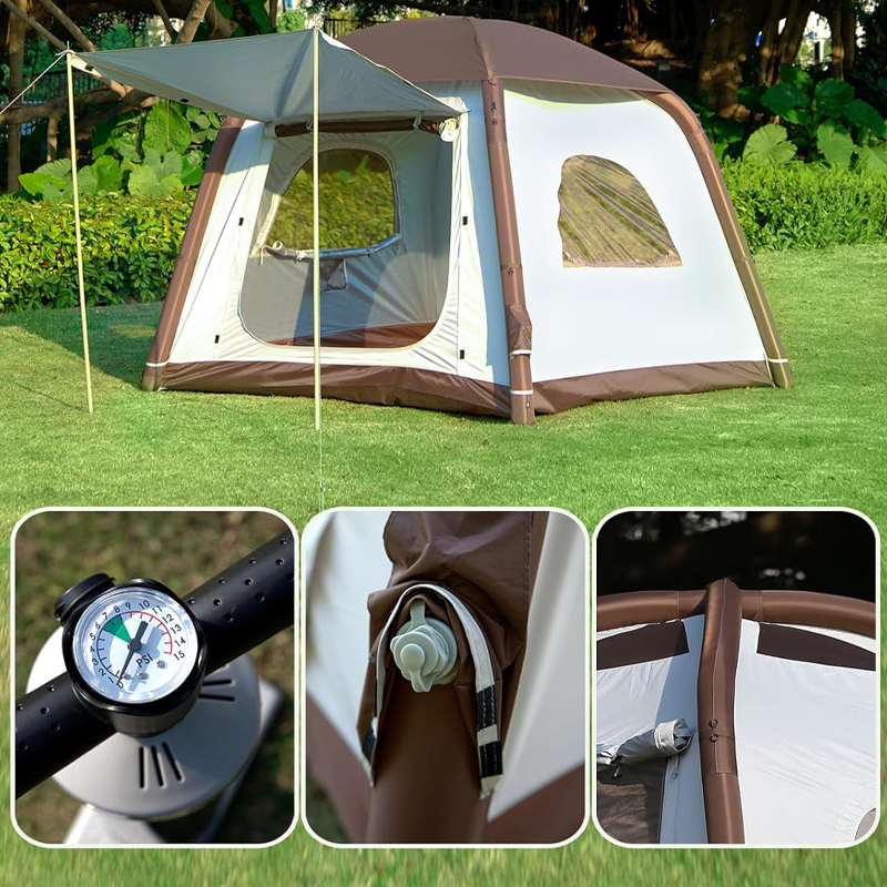 Self-supporting Inflatable Tent For 2-4 People