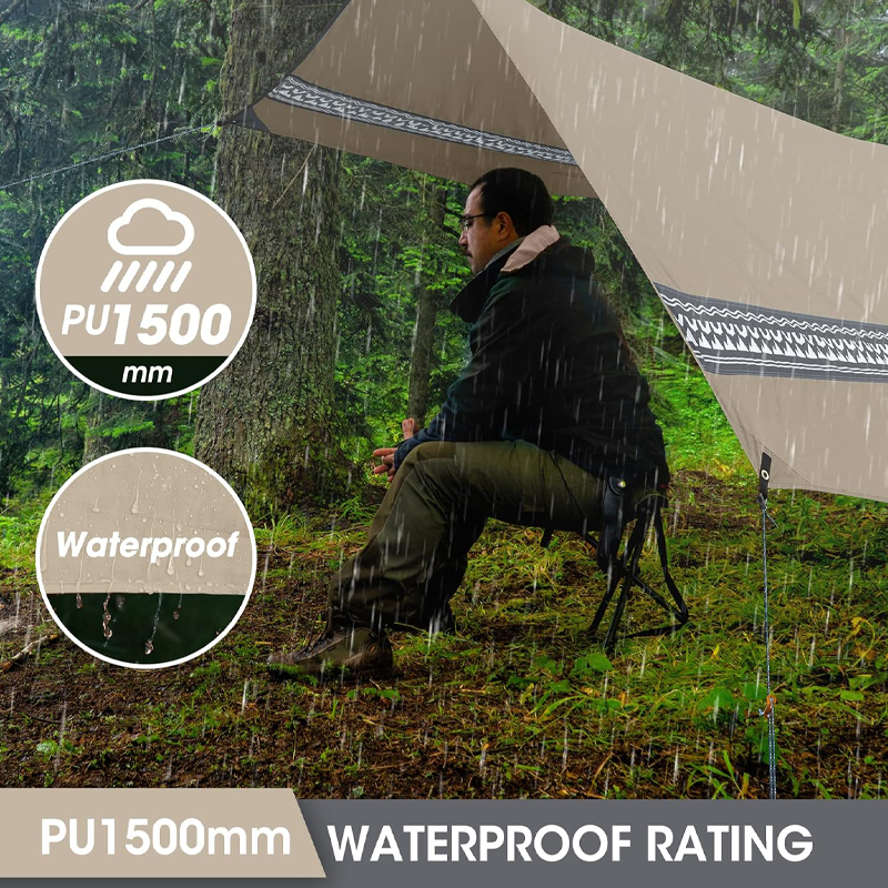 Octagonal Waterproof Camping Tarp