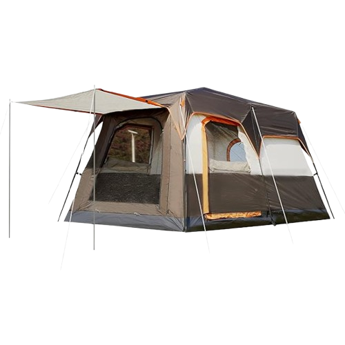 Outdoor Family Tent with a Front Sunshade