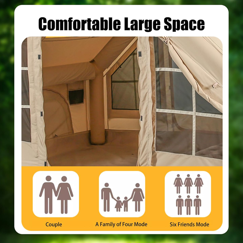 Manually Inflatable luxury Camping Tent