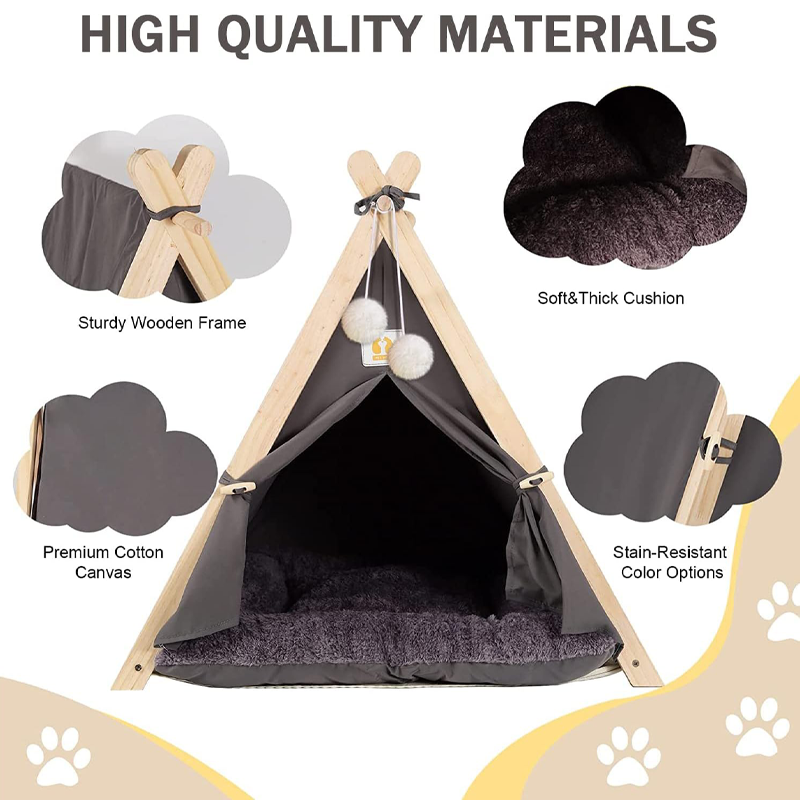 Indoor Pet Tent Room + Pet Mat