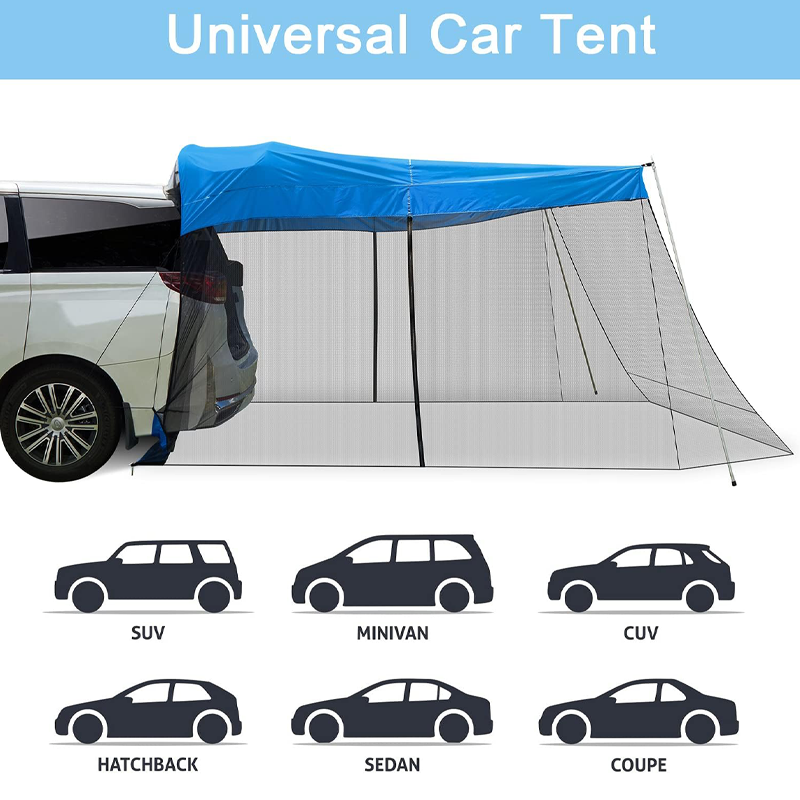 Mesh mosquito net version portable SUV rear tent