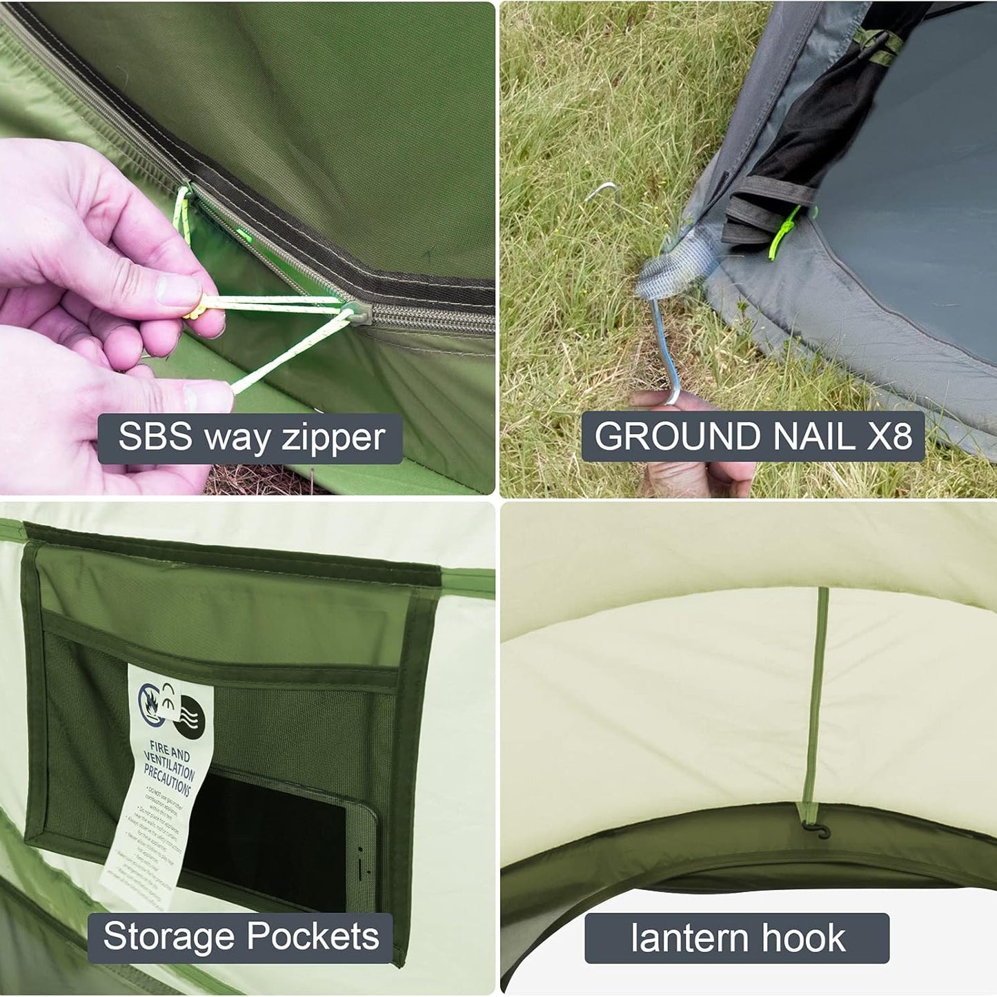 Double-door Outdoor Boat Tent