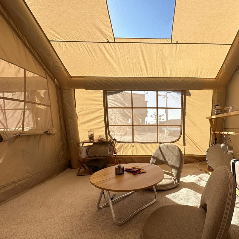 One-bedroom, one-living room family deluxe inflatable tent
