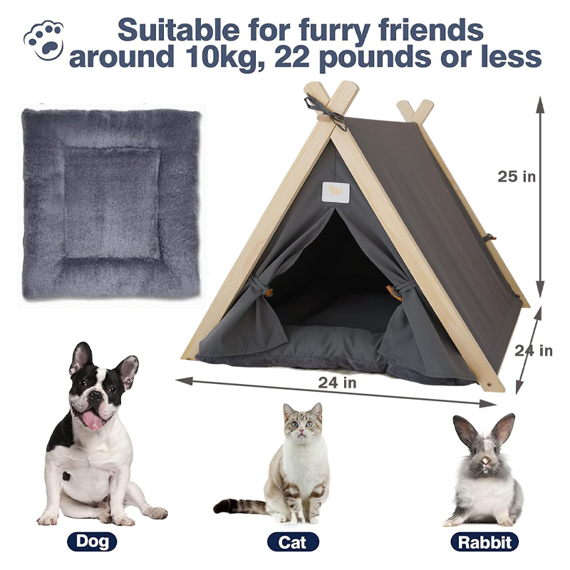 Indoor Pet Tent Room + Pet Mat