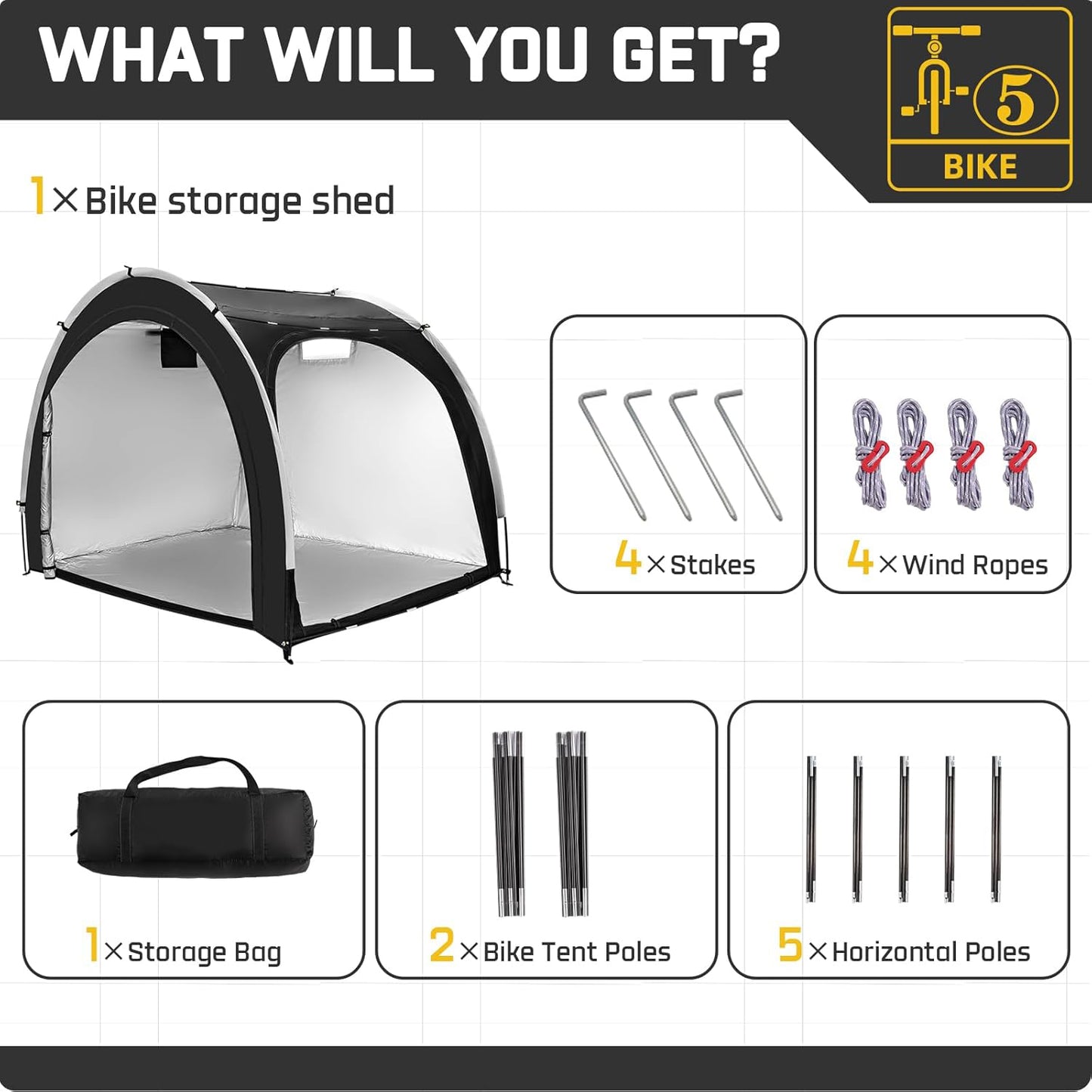 Large Outdoor Cycling Tent