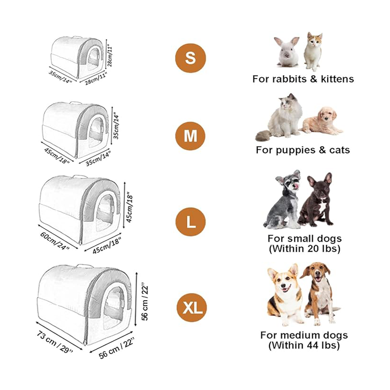 Portable Pet Bed with Dual-purpose Function