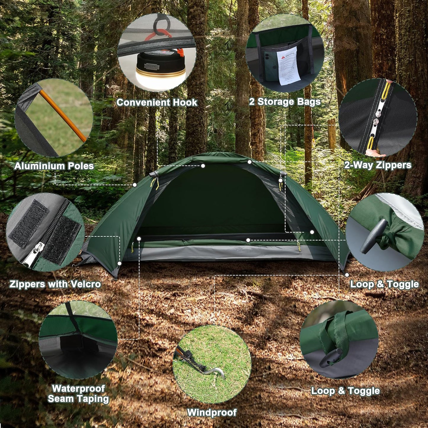 Lightweight Tent for Solo Hiking