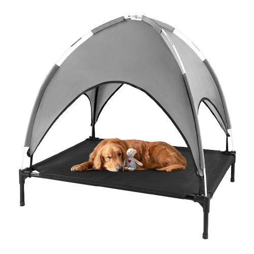 Raised Pet Tent with Sunshade